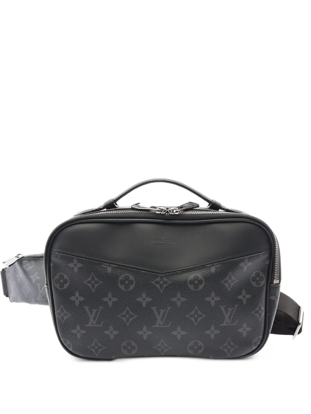 Louis Vuitton Pre-Owned 2019 Monogram Eclipse belt bag - Nero