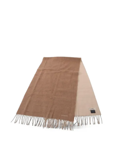 Hermès Pre-Owned 2020s Lectoverso fringed scarf