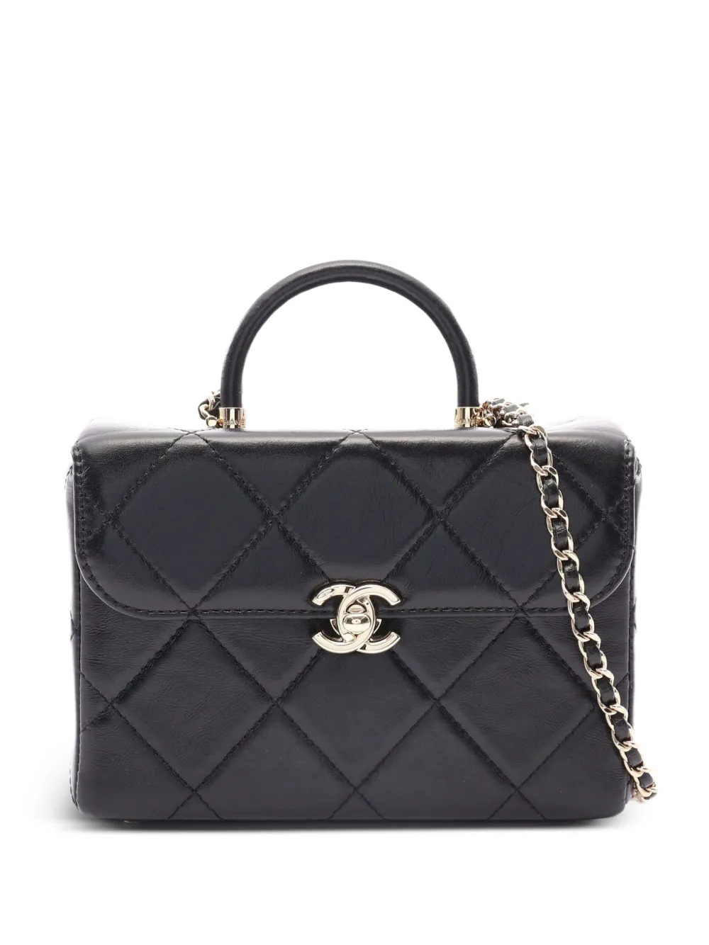 CHANEL Pre-Owned 2021s Matelassé vanity bag - Black
