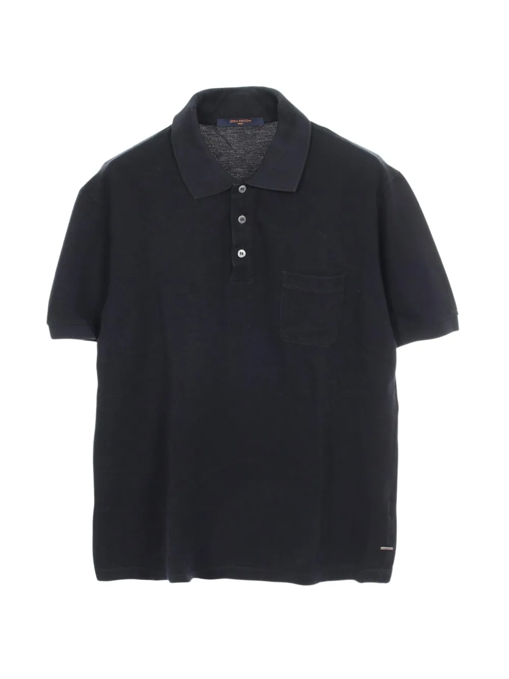 Louis Vuitton Pre-Owned 2000s Damier-texture short-sleeve polo shirt - Blu