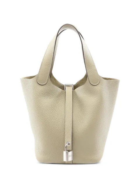 Hermès Pre-Owned 2022 PM Picotan Lock leather handbag