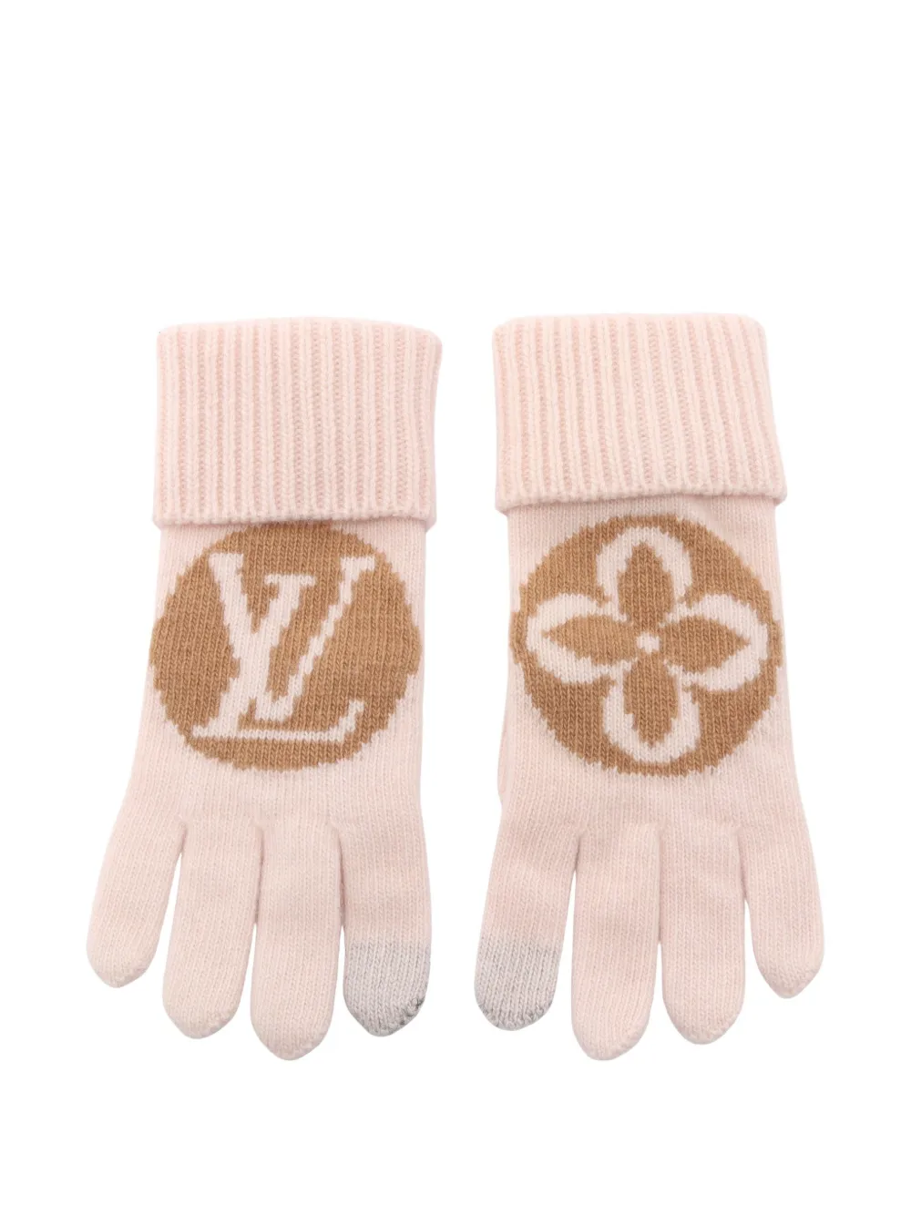 Louis Vuitton Pre-Owned 2024 Monogram medallion gloves - Rosa