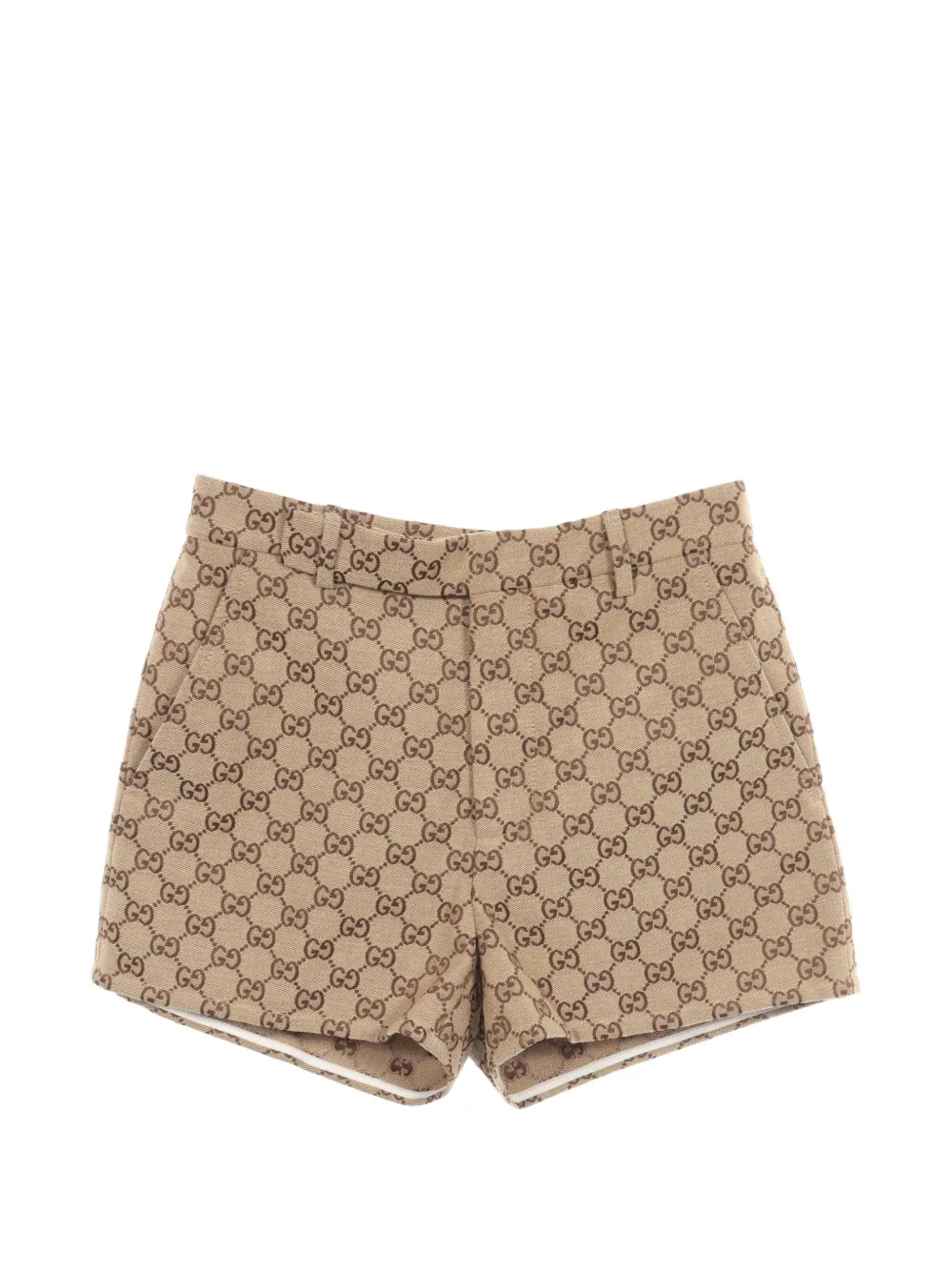 Gucci Pre-Owned 2010s GG-pattern shorts - Tons neutres Gucci Pre-Owned 2010s GG-pattern shorts - Tons neutres