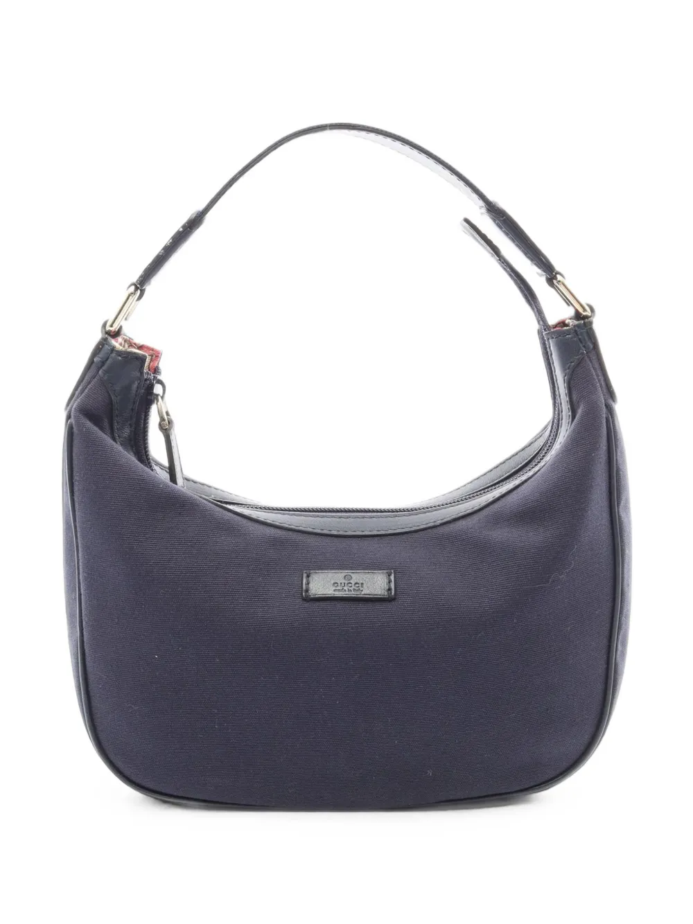Gucci Pre-Owned 2000s leather-trim tote bag - Bleu Gucci Pre-Owned 2000s leather-trim tote bag - Bleu