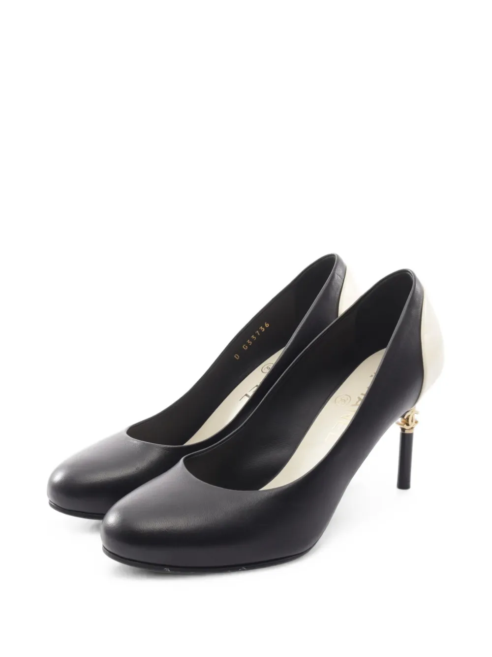 Pre-owned Chanel 1986-1988 Coco Mark Pumps In Black
