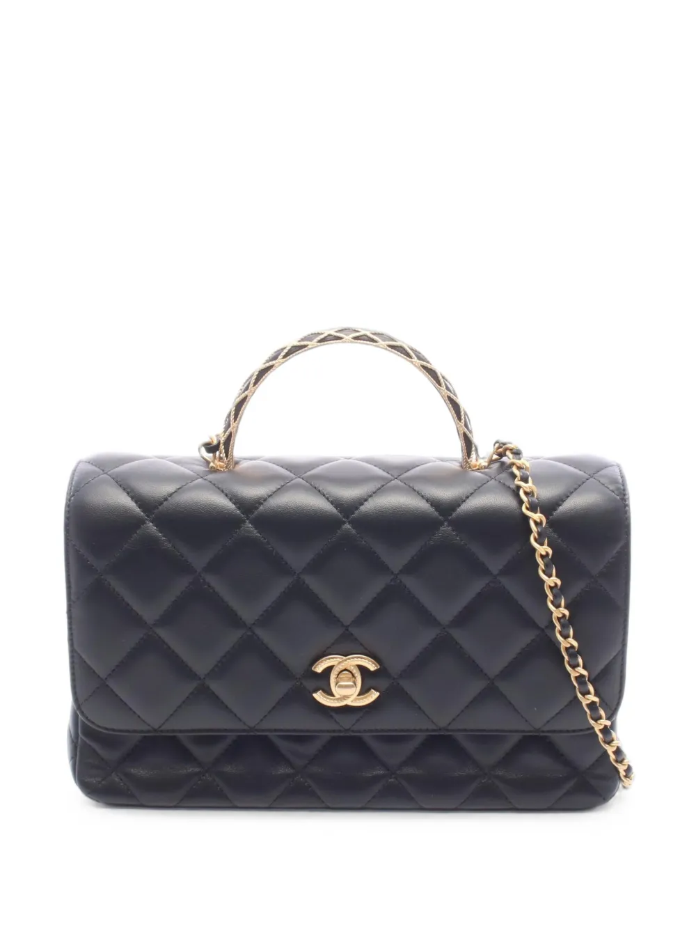 CHANEL Pre-Owned 2021 interlocking-CC tote bag - Nero