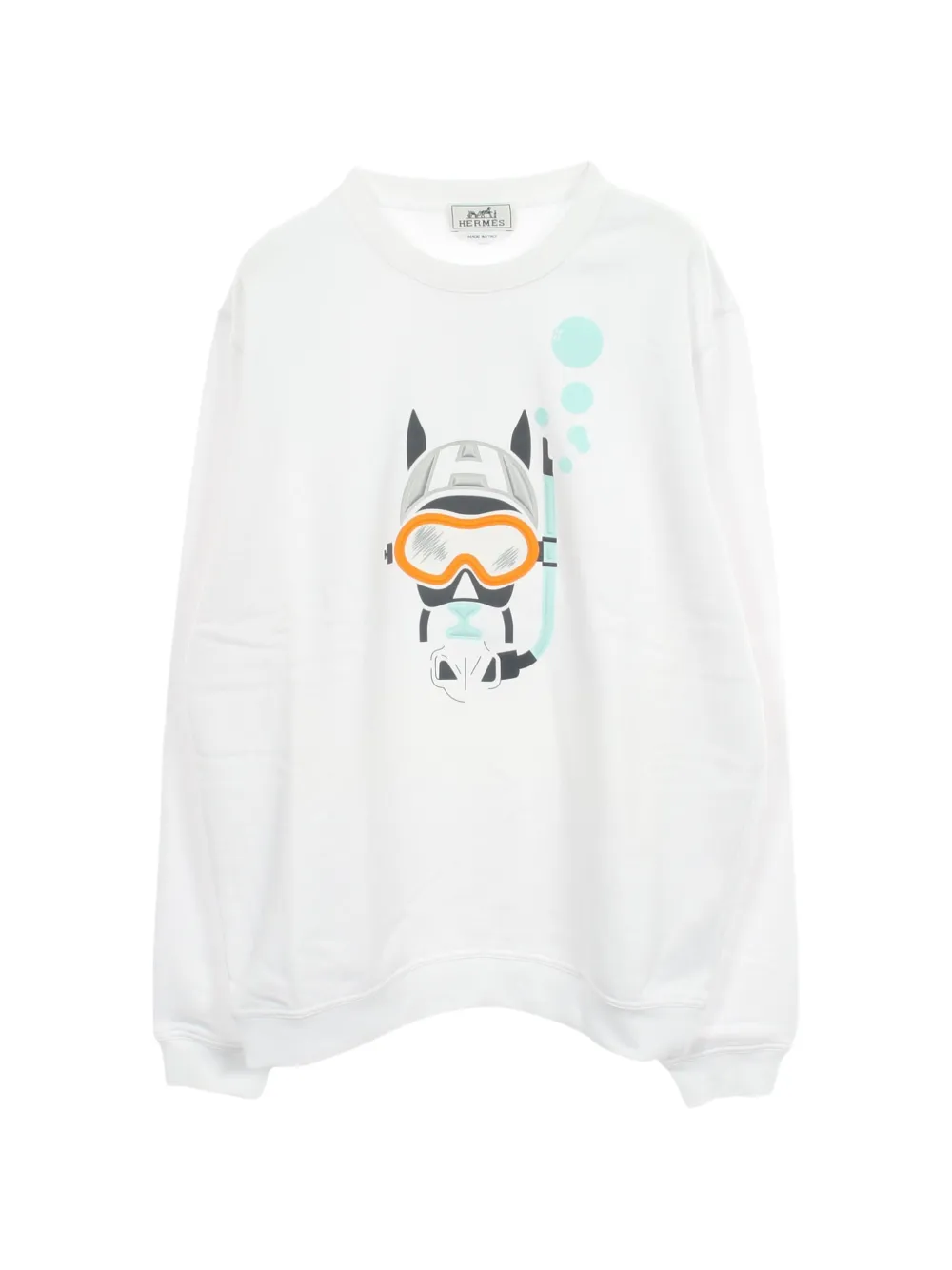 Hermès Pre-Owned sweat Scub'H (années 2010) - Blanc