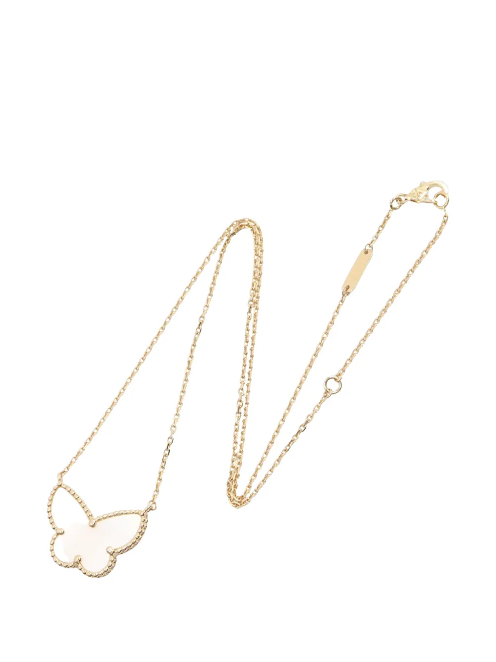 Van Cleef & Arpels Pre-Owned 2010s Lucky Alhambra Papillon necklace - Gold
