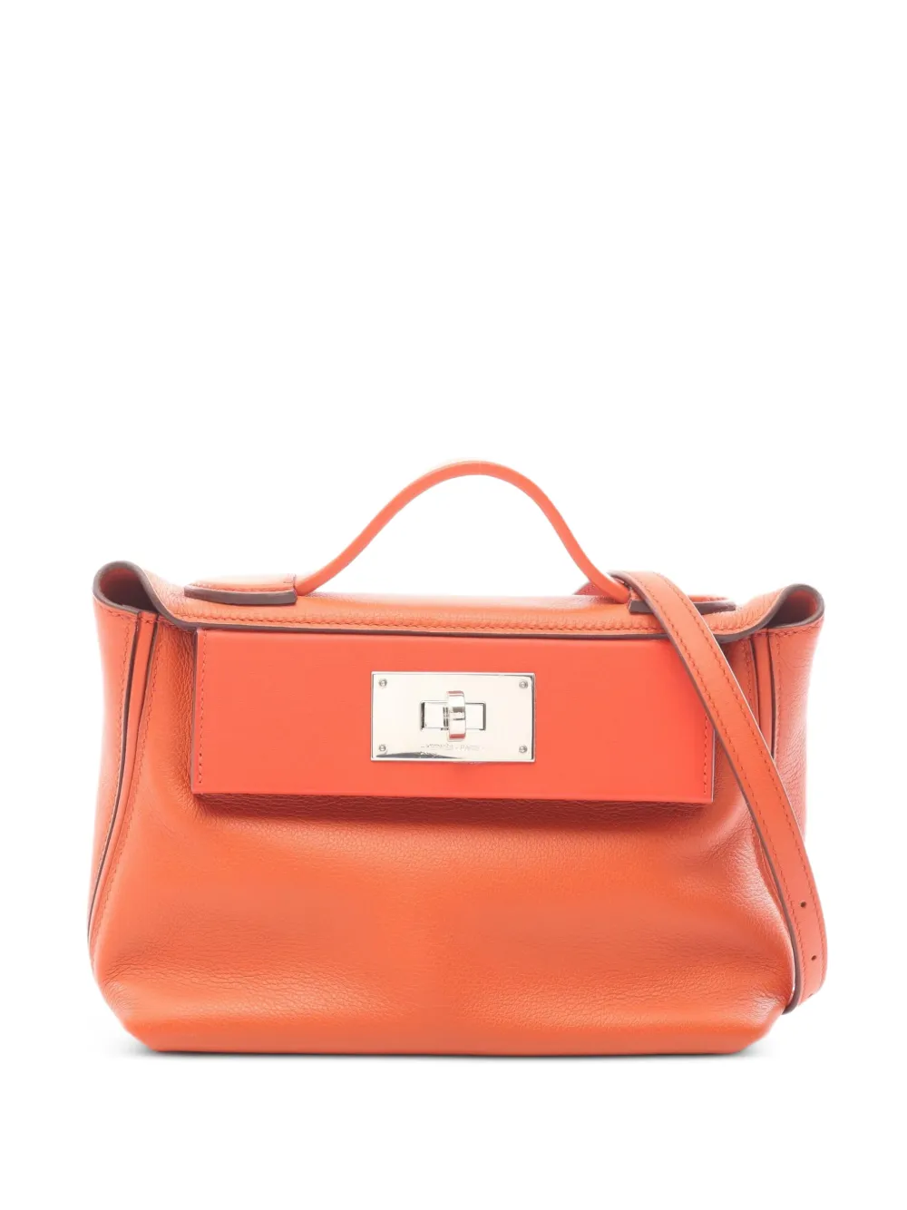 Hermès Pre-Owned 2021 mini 24/24 turn-lock handbag - Orange