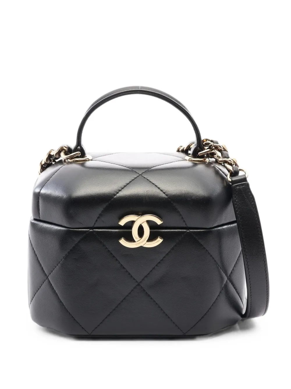 CHANEL Pre-Owned 2021 Coco Mark vanity shoulder bag - Nero
