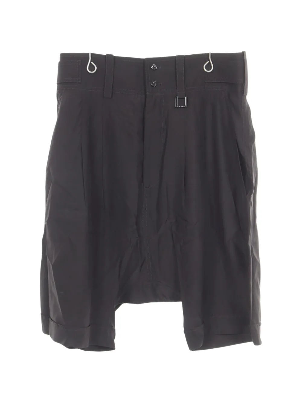 Louis Vuitton Pre-Owned 2020s sarouel belt-loop short - Noir Louis Vuitton Pre-Owned 2020s sarouel belt-loop short - Noir
