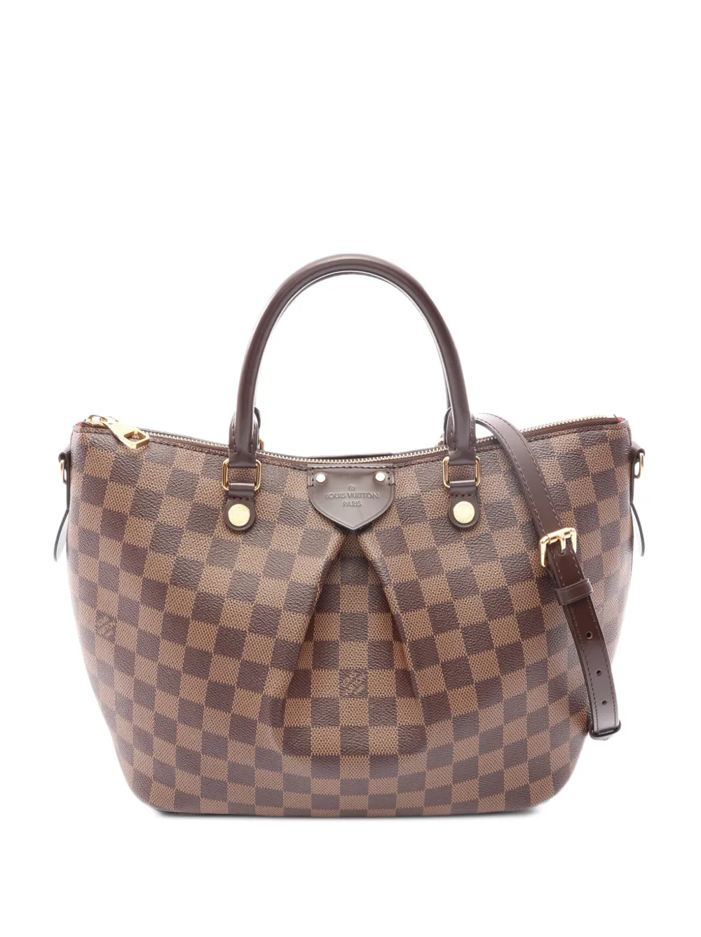 Louis Vuitton Pre-Owned 2017 MM Siena Damier Ebene handbag - Brown