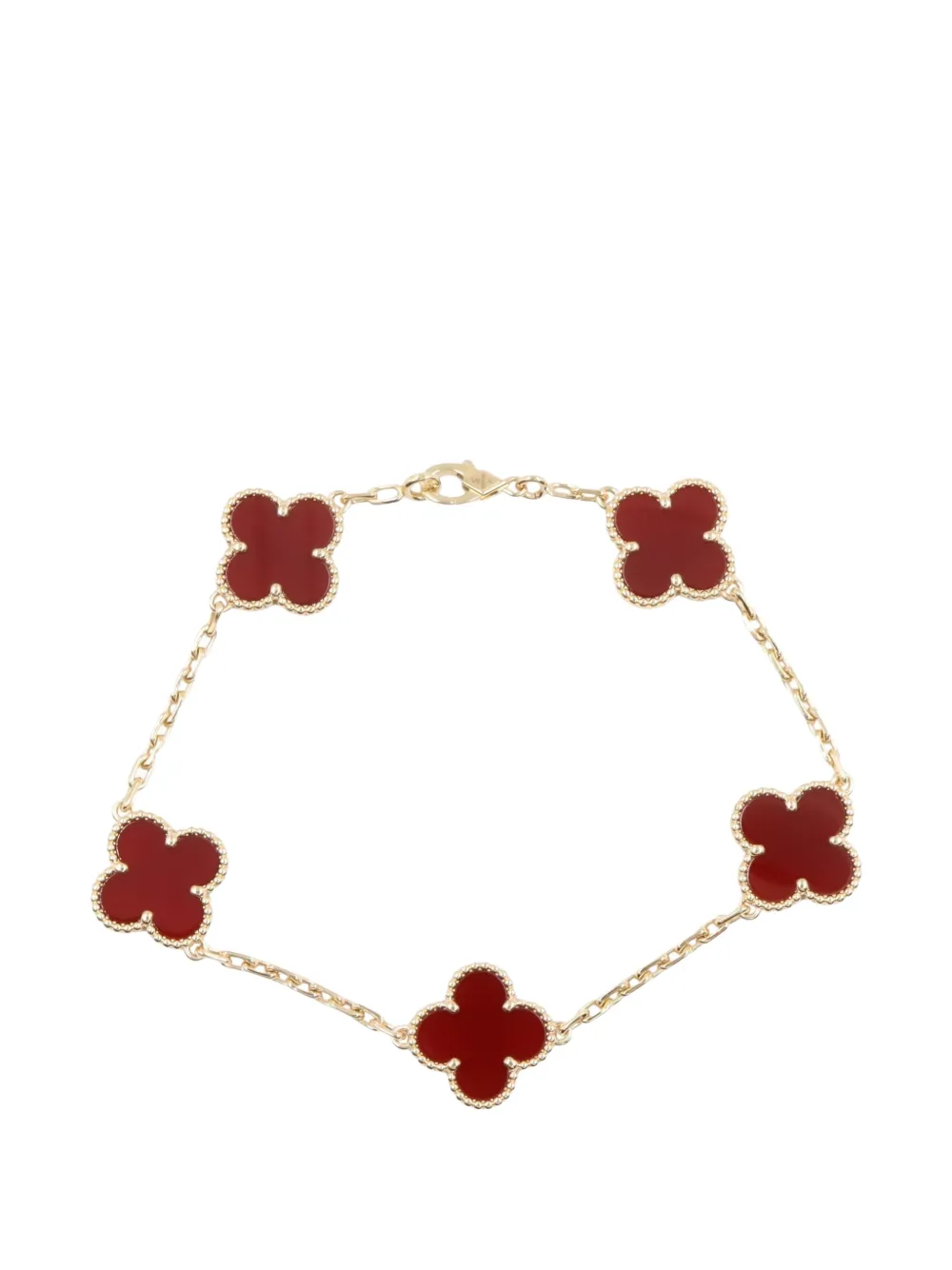 Van Cleef & Arpels Pre-Owned 2010s Alhambra 5-motif bracelet - Gold