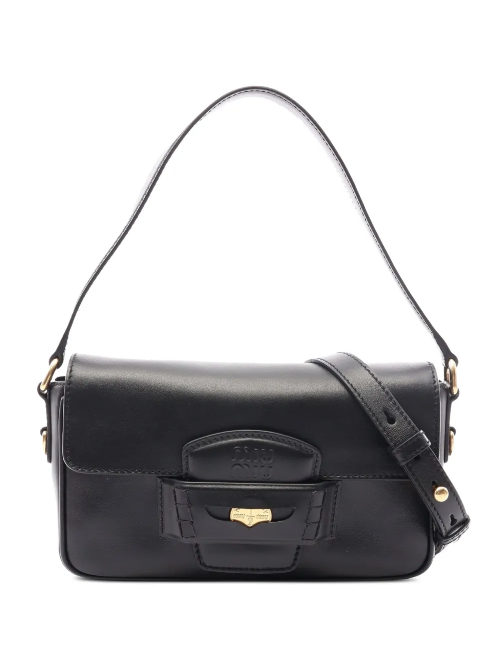 Miu Miu Pre-Owned 2010s Penny leather handbag - Nero