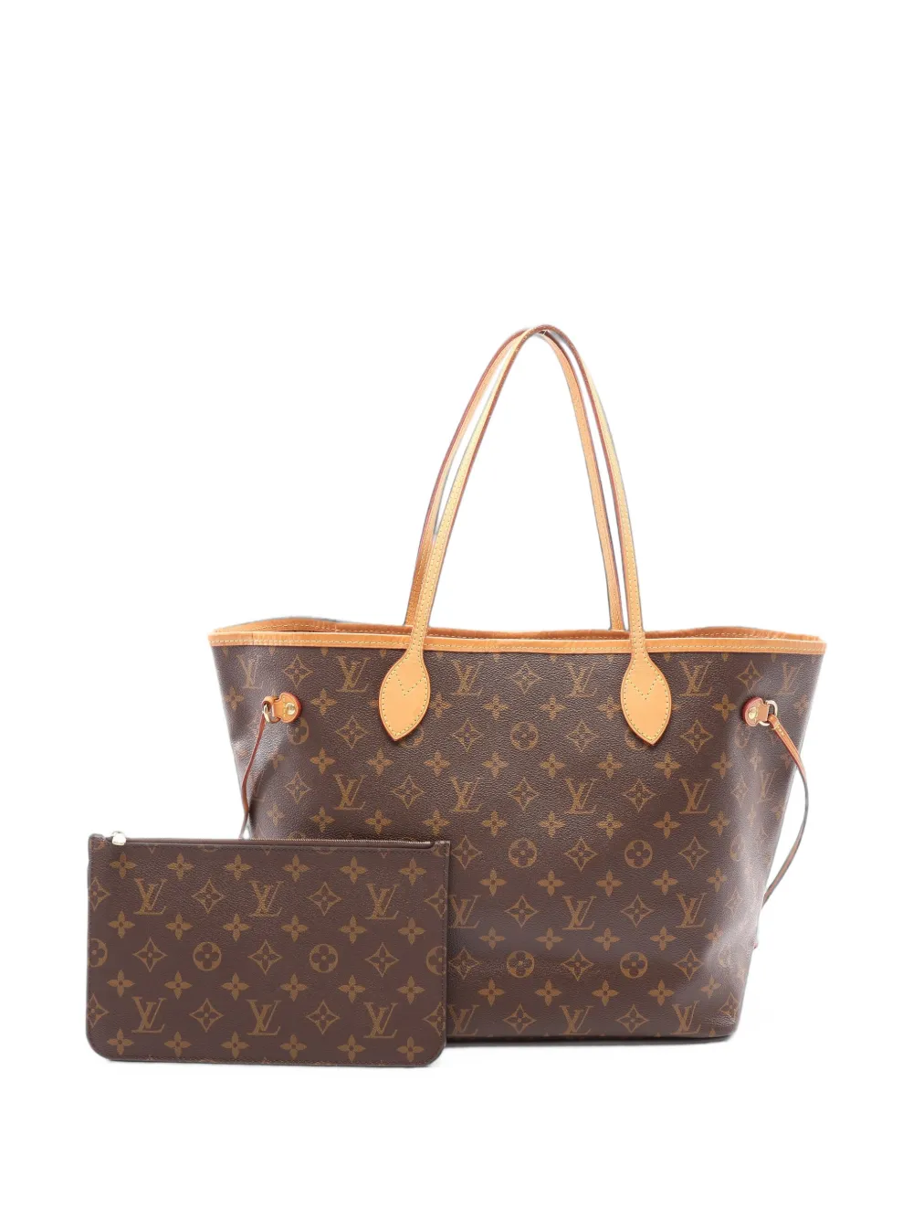 Louis Vuitton Pre-Owned sac à main Neverfull Monogram médium (2021) - Marron