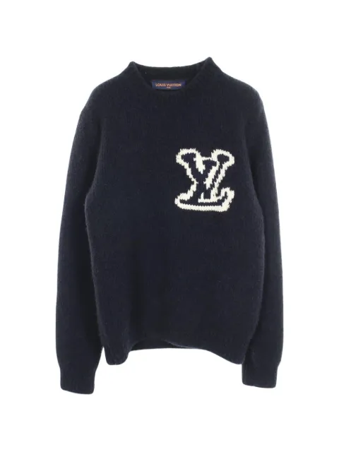 Louis Vuitton Pre-Owned 2010s LV intarsia sweater