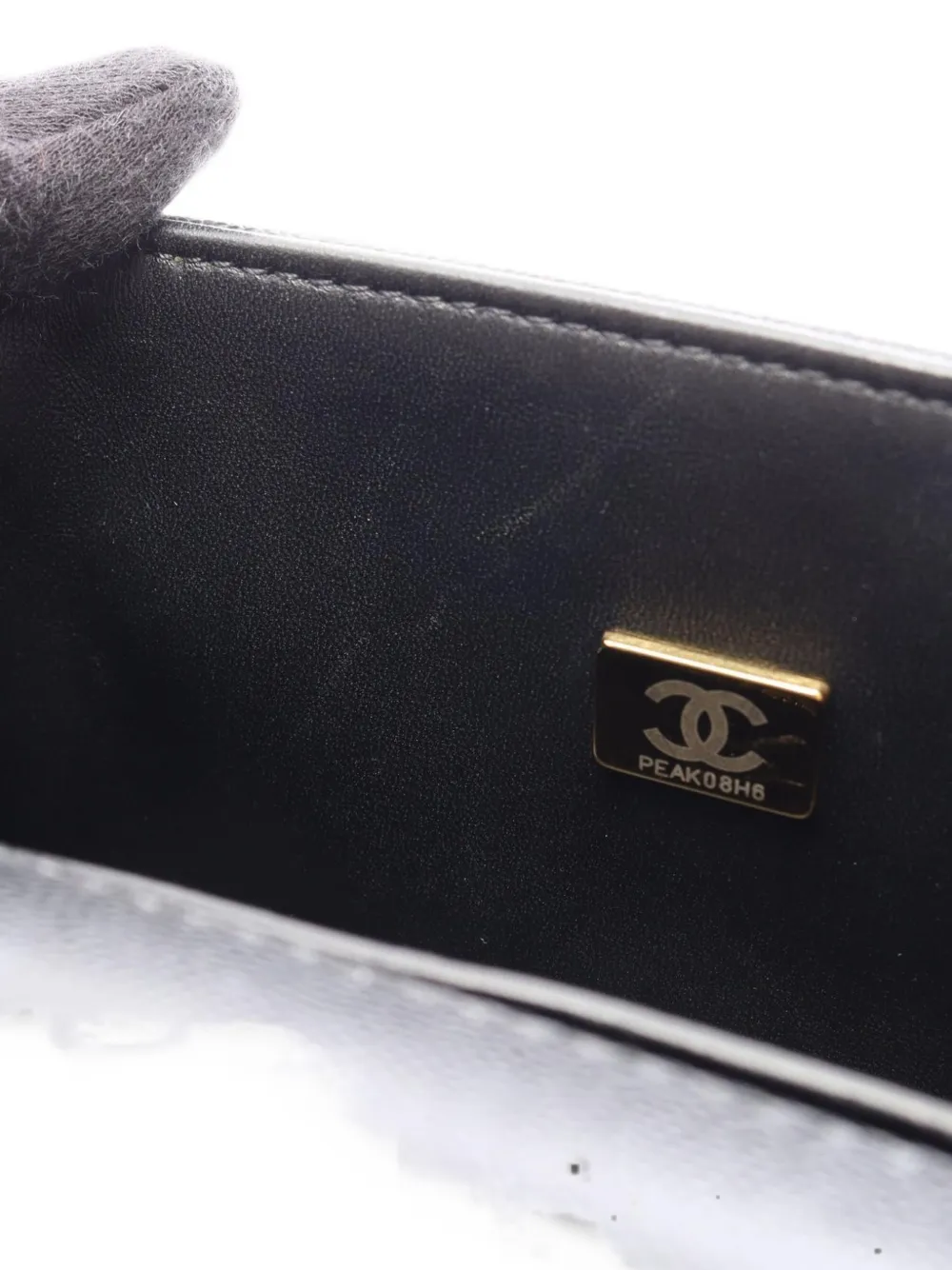 CHANEL Pre-Owned 2021 Boy Chanel schoudertas met ketting Zwart
