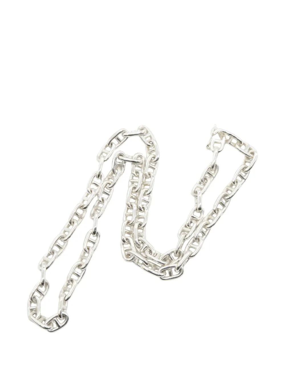 Hermès Pre-Owned 2010s Chaîne d'Ancre TPM anchor-link necklace - Silber