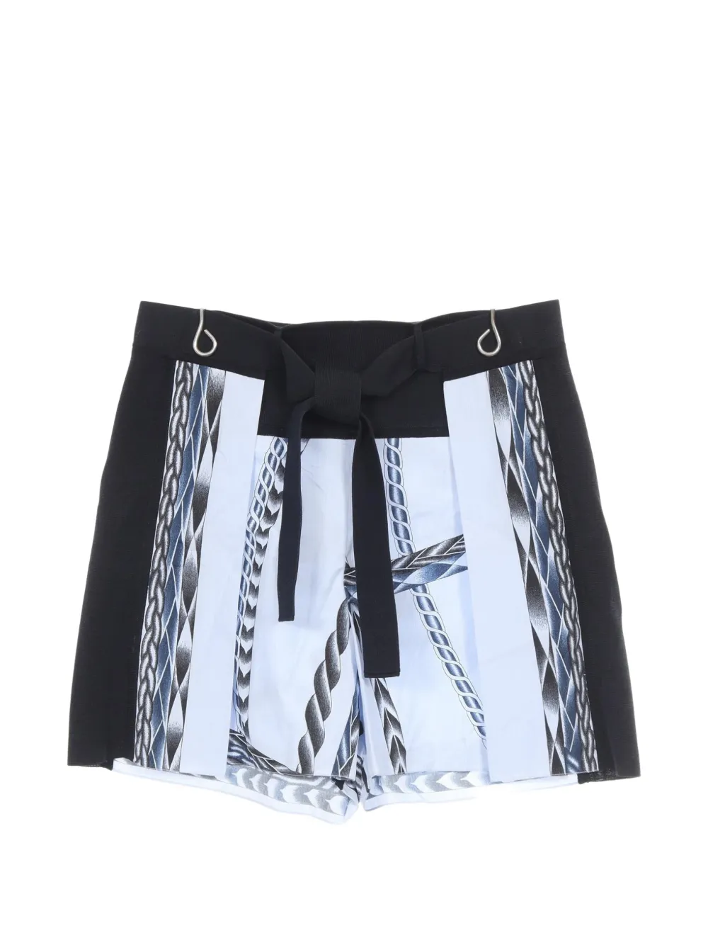 Hermès Pre-Owned 2010s rope-pattern shorts - Blanc