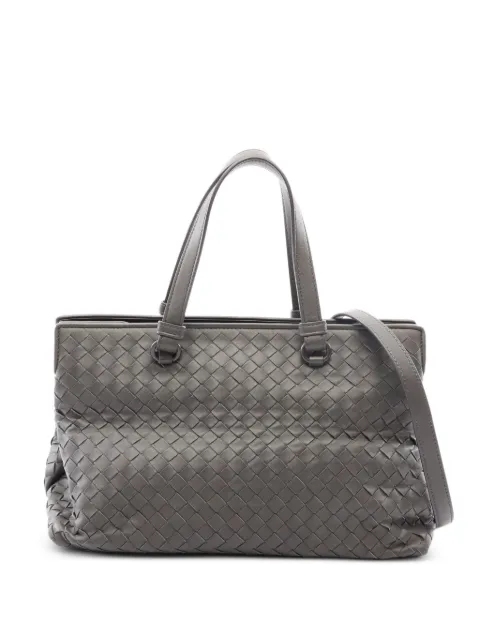 Bottega Veneta Pre-Owned tote de piel Intrecciato 2010
