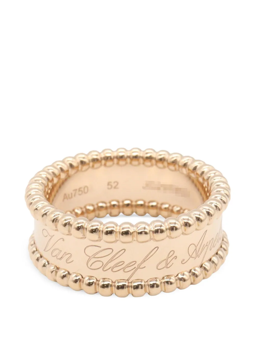 Van Cleef & Arpels Pre-Owned 2010s Perlée signature ring - Rosa