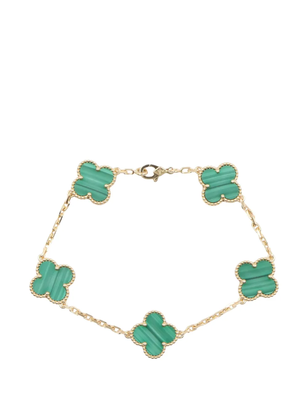 Van Cleef & Arpels Pre-Owned 2010s Alhambra 5-motifs bracelet - Gold