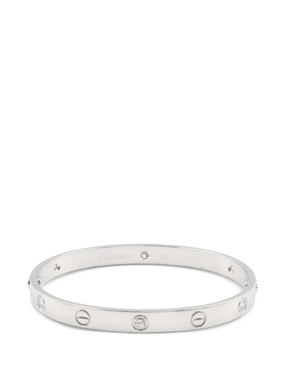 Cartier 2010s Love diamond bracelet - Argento