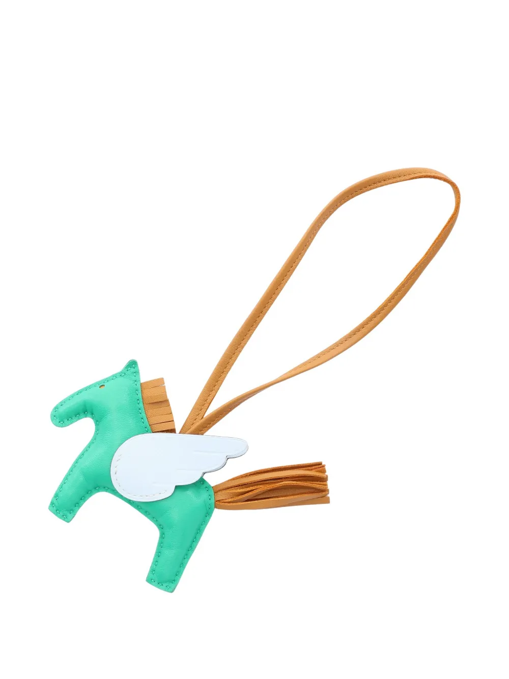 Hermès Pre-Owned 2022 Rodeo Pegasus PM leather charm - Grün