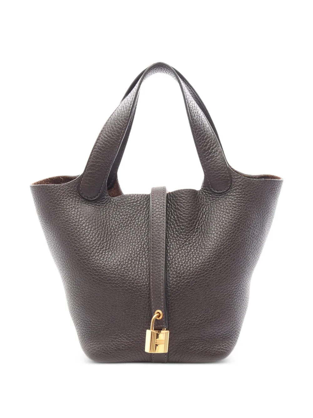 Hermès Pre-Owned 2021 PM Picotin Lock tote bag - Brown
