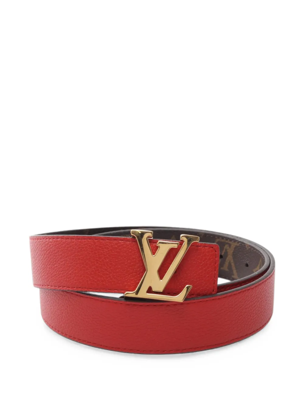 Louis Vuitton Pre-Owned 2020 LV Initial reversible belt - Marrone
