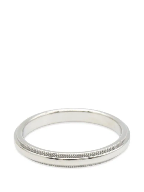 Tiffany & Co. Pre-Owned 2010's 밀그레인 링