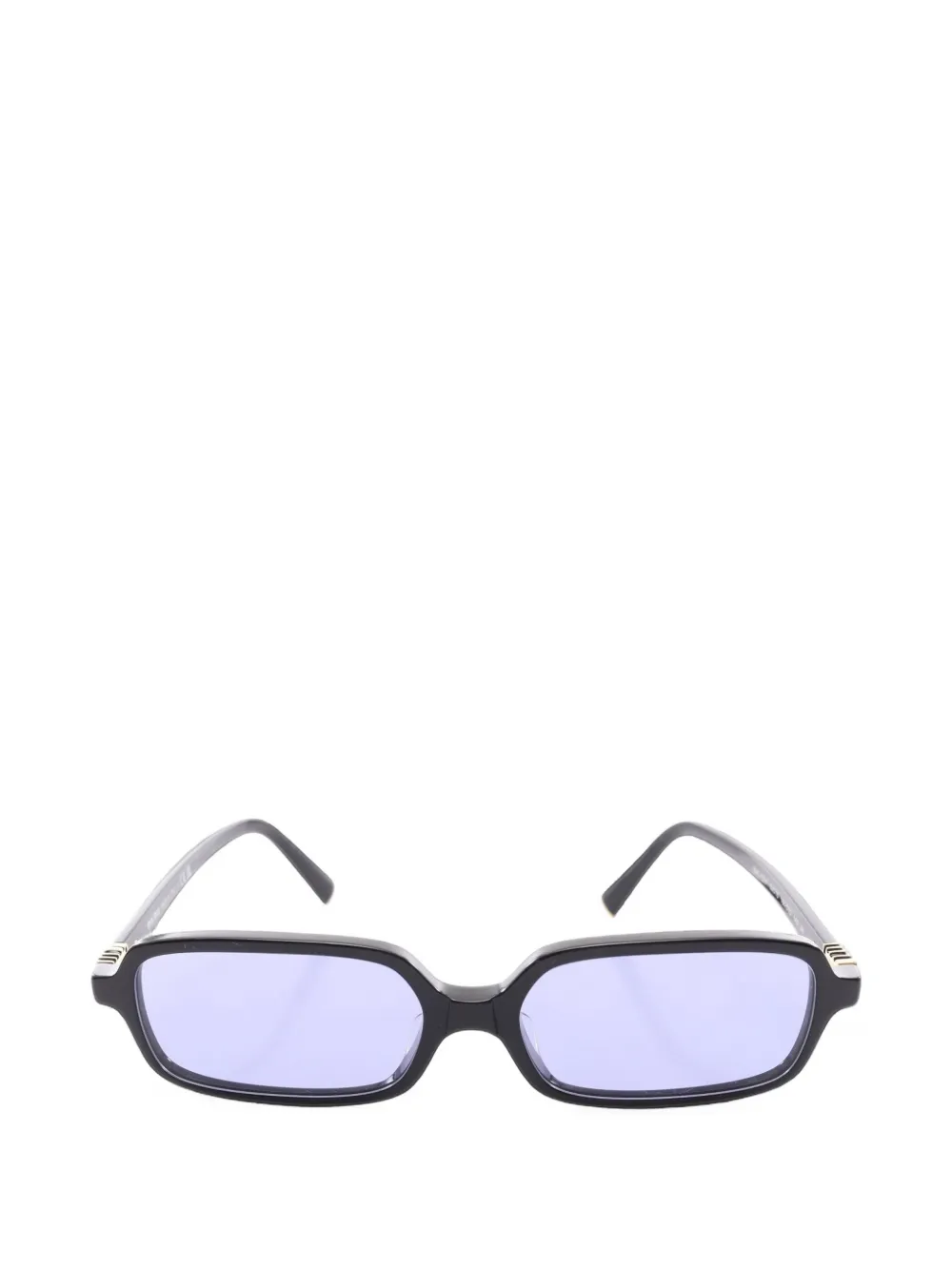 Miu Miu Pre-Owned 2010s Regard rectangle sunglasses - Nero