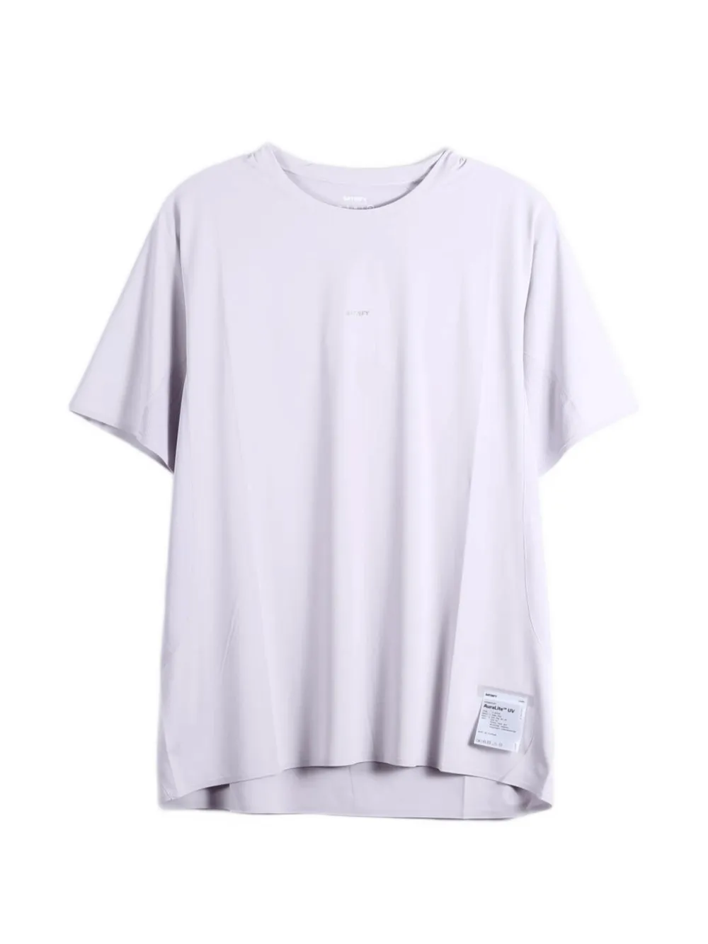 Satisfy AuraLite UV logo-print T-shirt - Viola