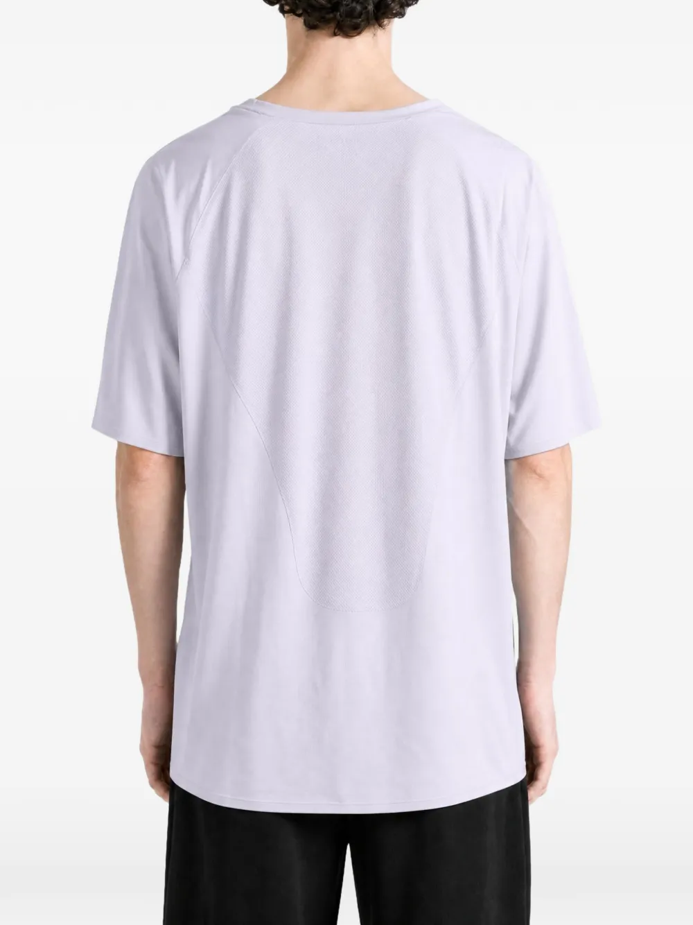 Satisfy AuraLite UV logo-print T-shirt Paars