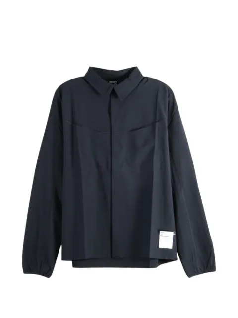 Satisfy concealed-fastening long-sleeve shirt