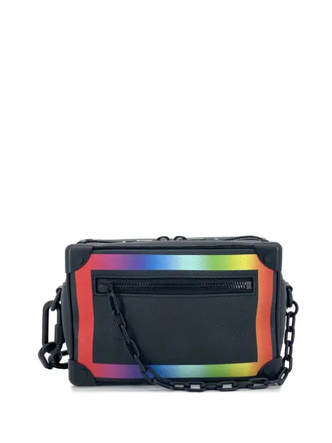 Louis Vuitton Pre-Owned 2019 Taiga Rainbow Soft Trunk crossbody bag