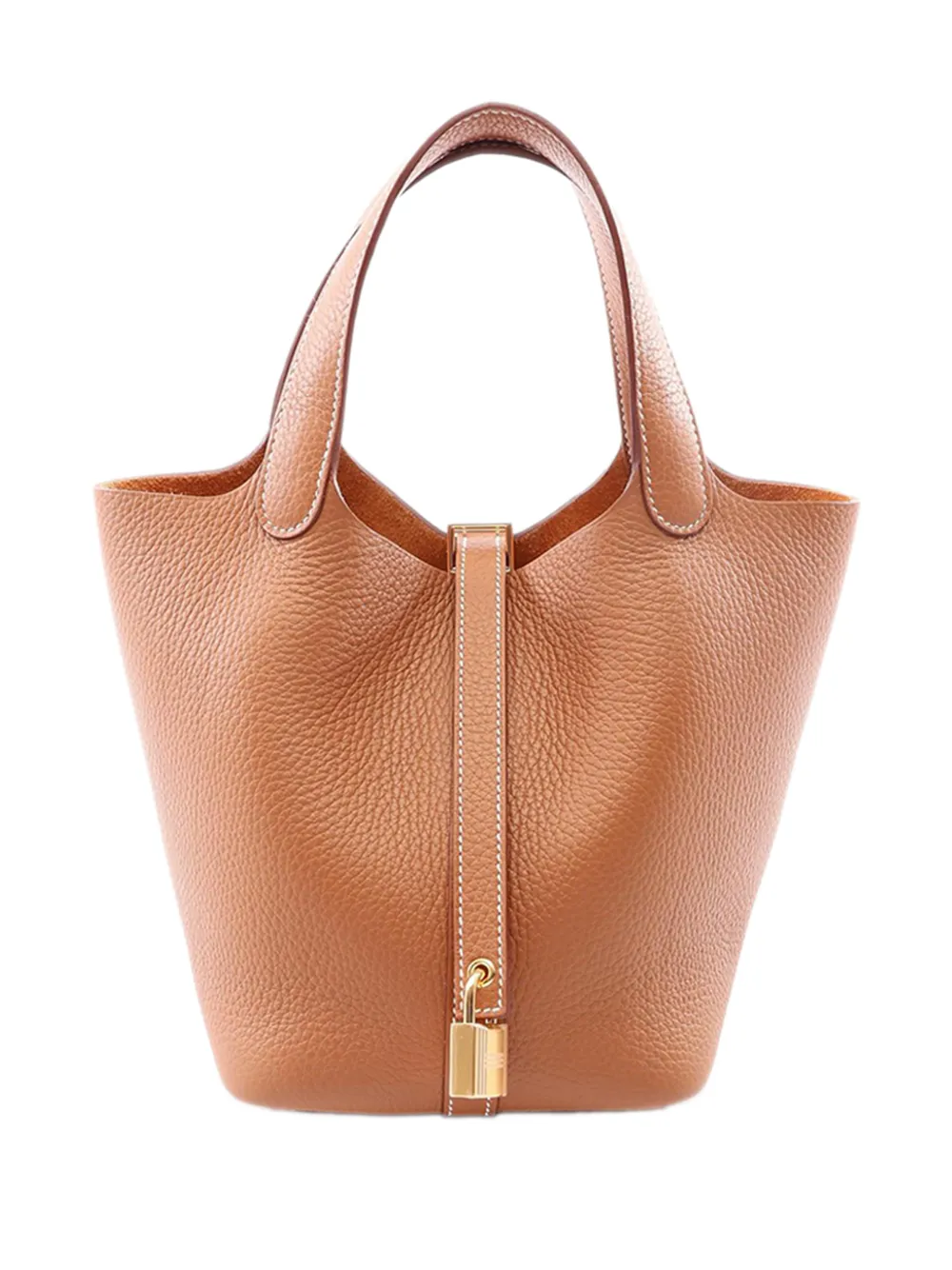 Hermès Pre-Owned sac à main Clémence Picotin Lock 18 -2026) - Marron Hermès Pre-Owned sac à main Clémence Picotin Lock 18 -2026) - Marron