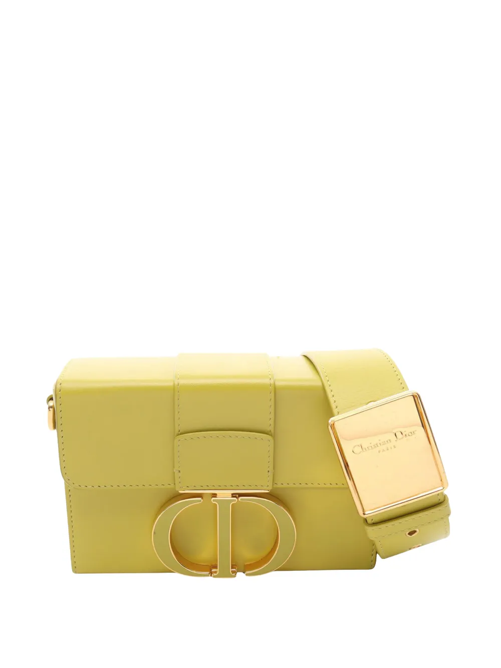 Christian Dior Pre-Owned 2000-2026 Leather 30 Montaigne Box Bag crossbody bag - Grün