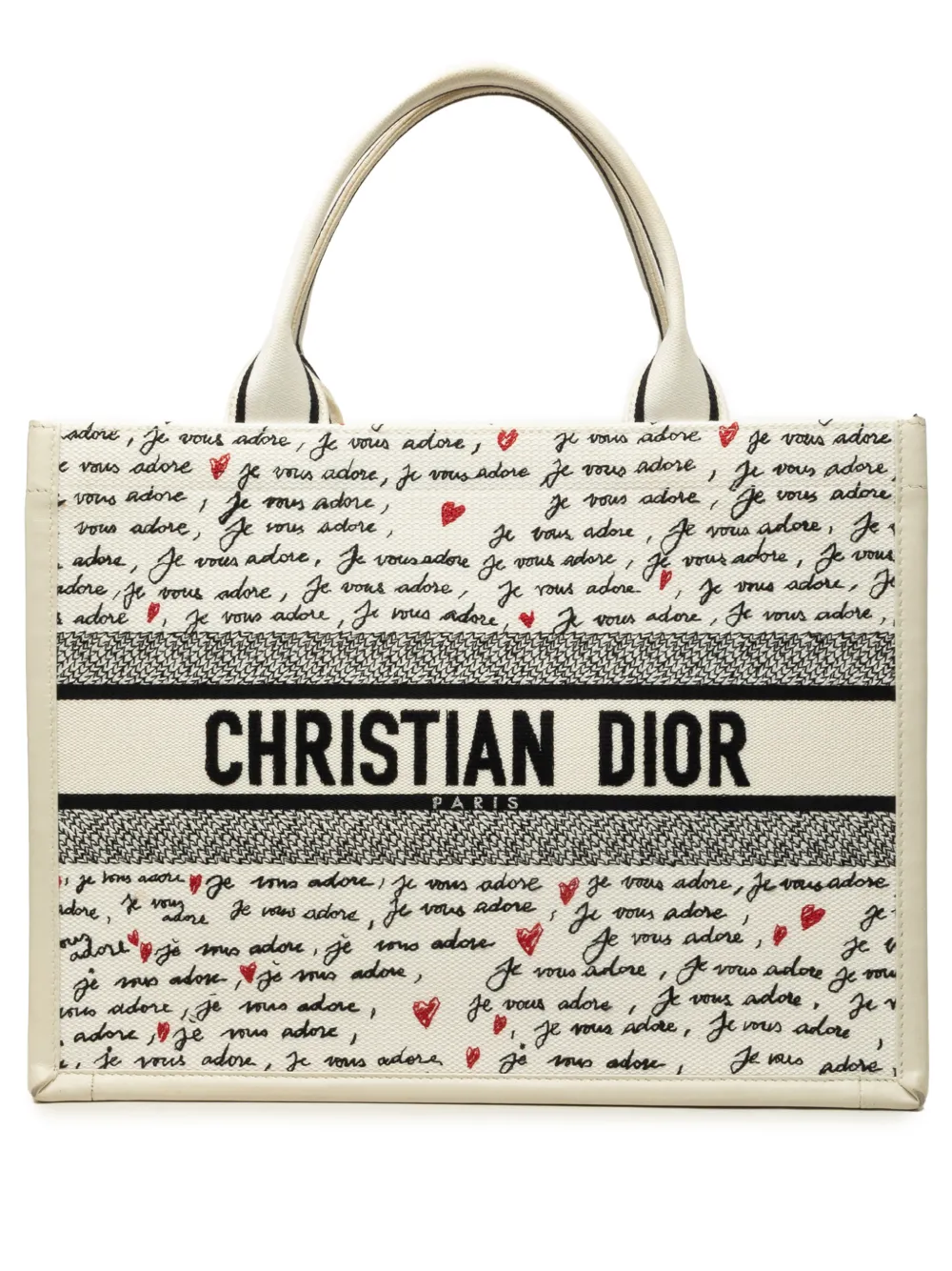 Christian Dior Pre-Owned 2024 Medium Dioramour Je Vous Adore Book tote bag - Weiß