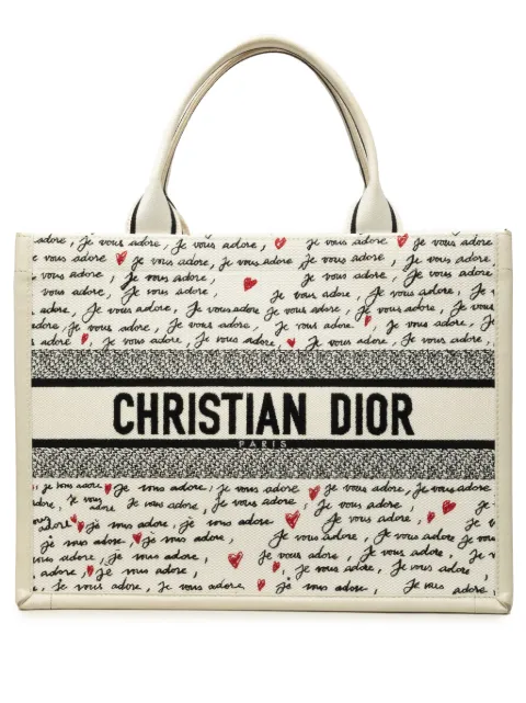 Christian Dior Pre-Owned 2024 Medium Dioramour Je Vous Adore Book tote bag