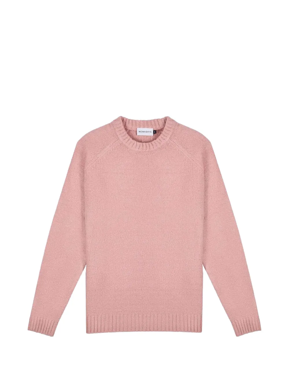 NOWADAYS raglan-sleeve crew-neck sweater - Rose NOWADAYS raglan-sleeve crew-neck sweater - Rose