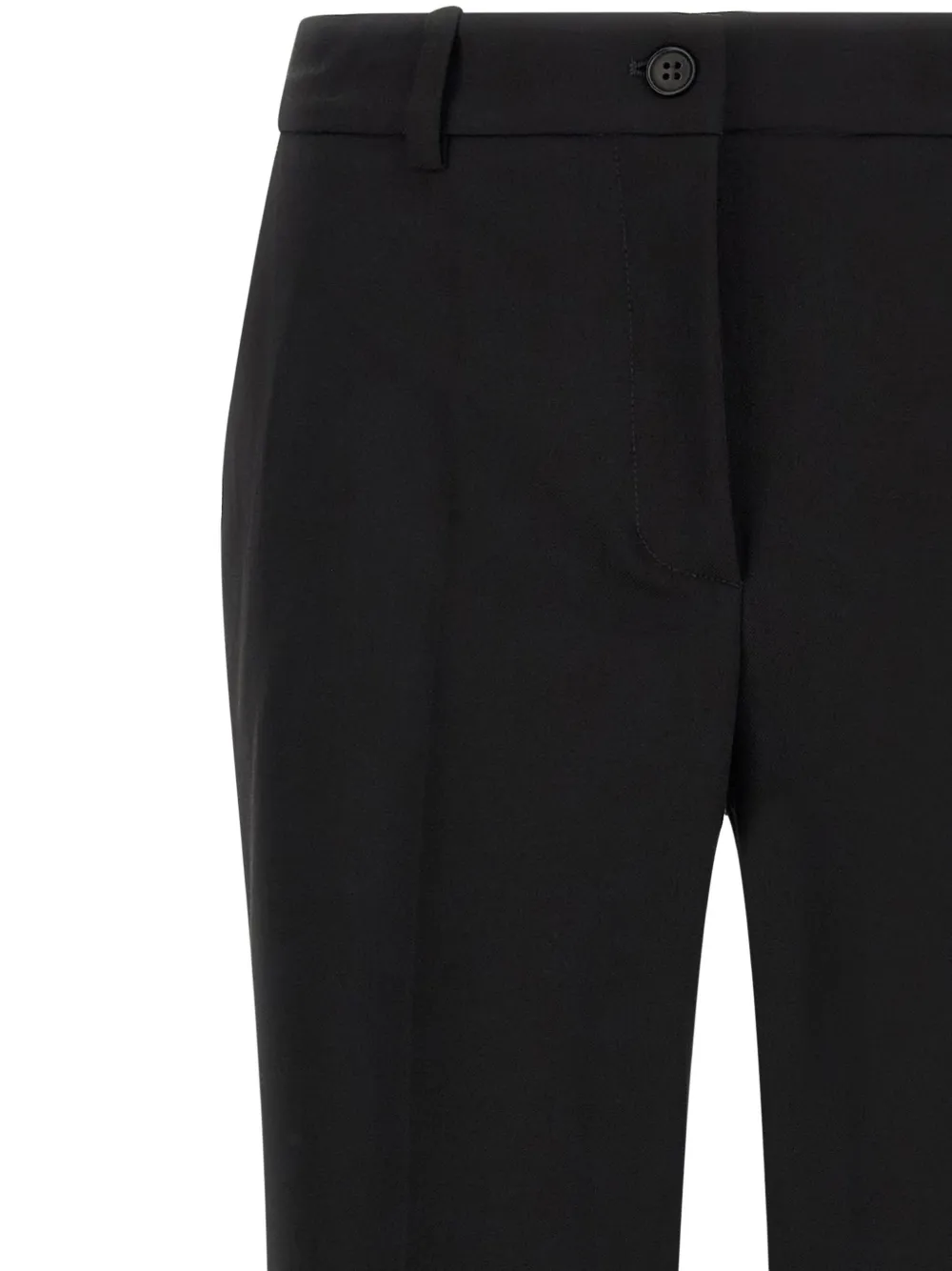 P.A.R.O.S.H. Liliuxy26 broek met rechte pijpen Zwart