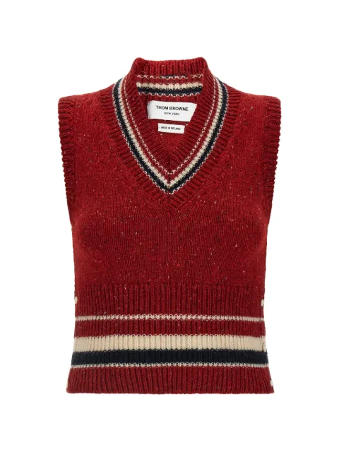 Thom Browne chaleco Hector tejido en intarsia