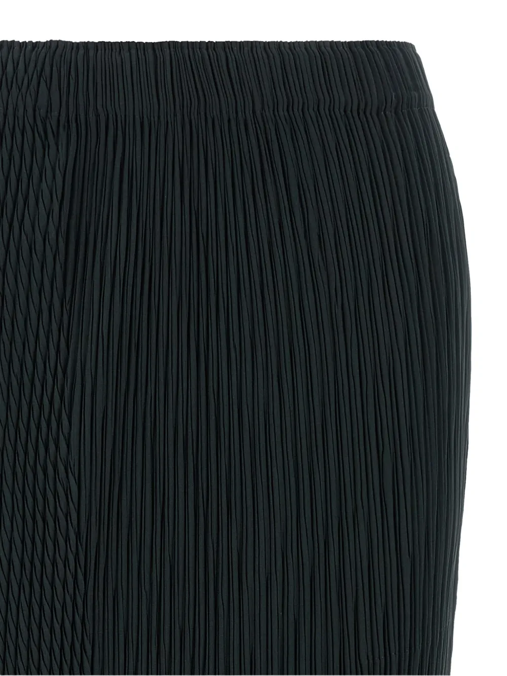 Issey Miyake Leaf Pleats asymmetrische midi-rok Blauw