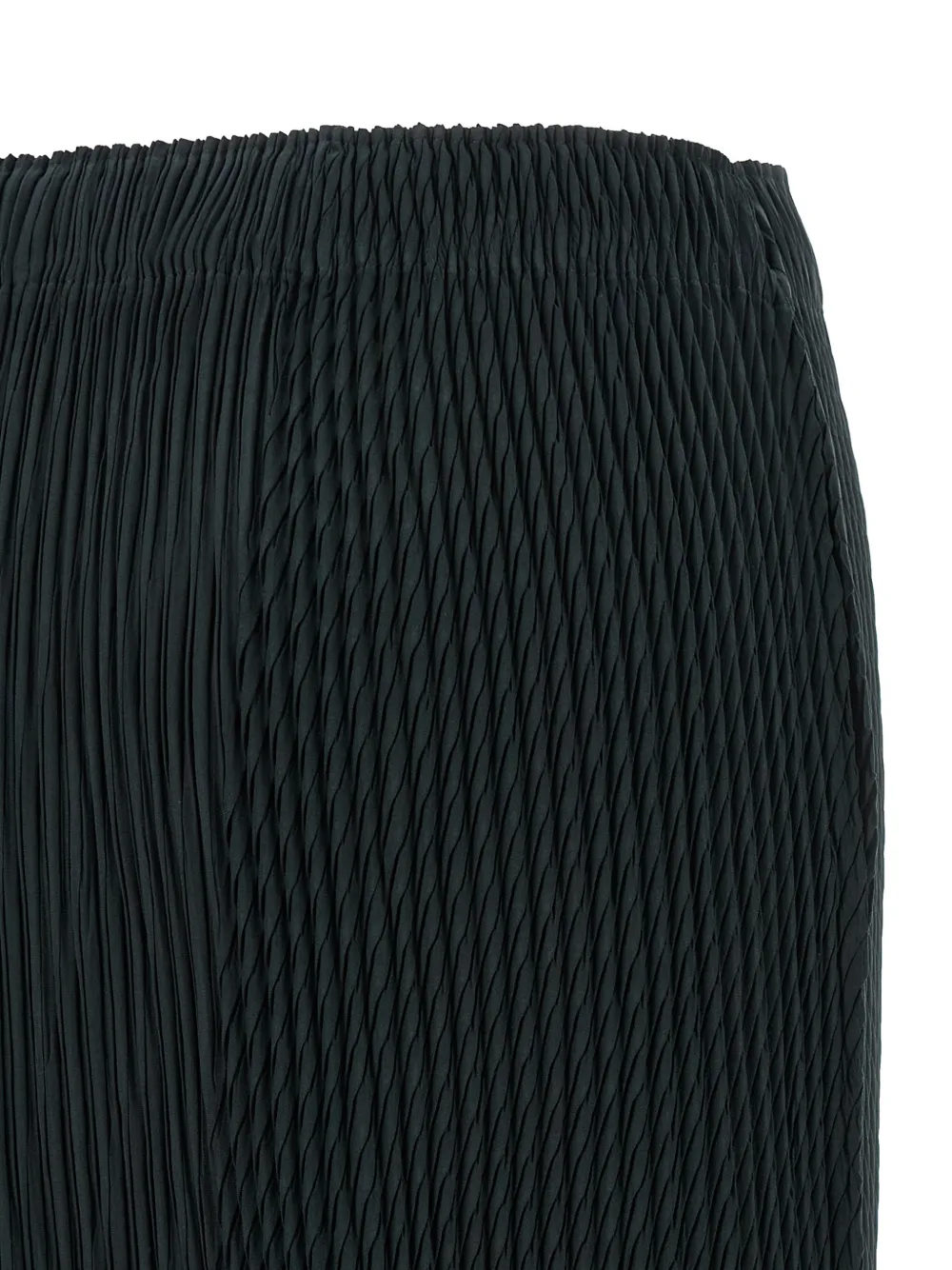 Issey Miyake Leaf Pleats asymmetrische midi-rok Blauw