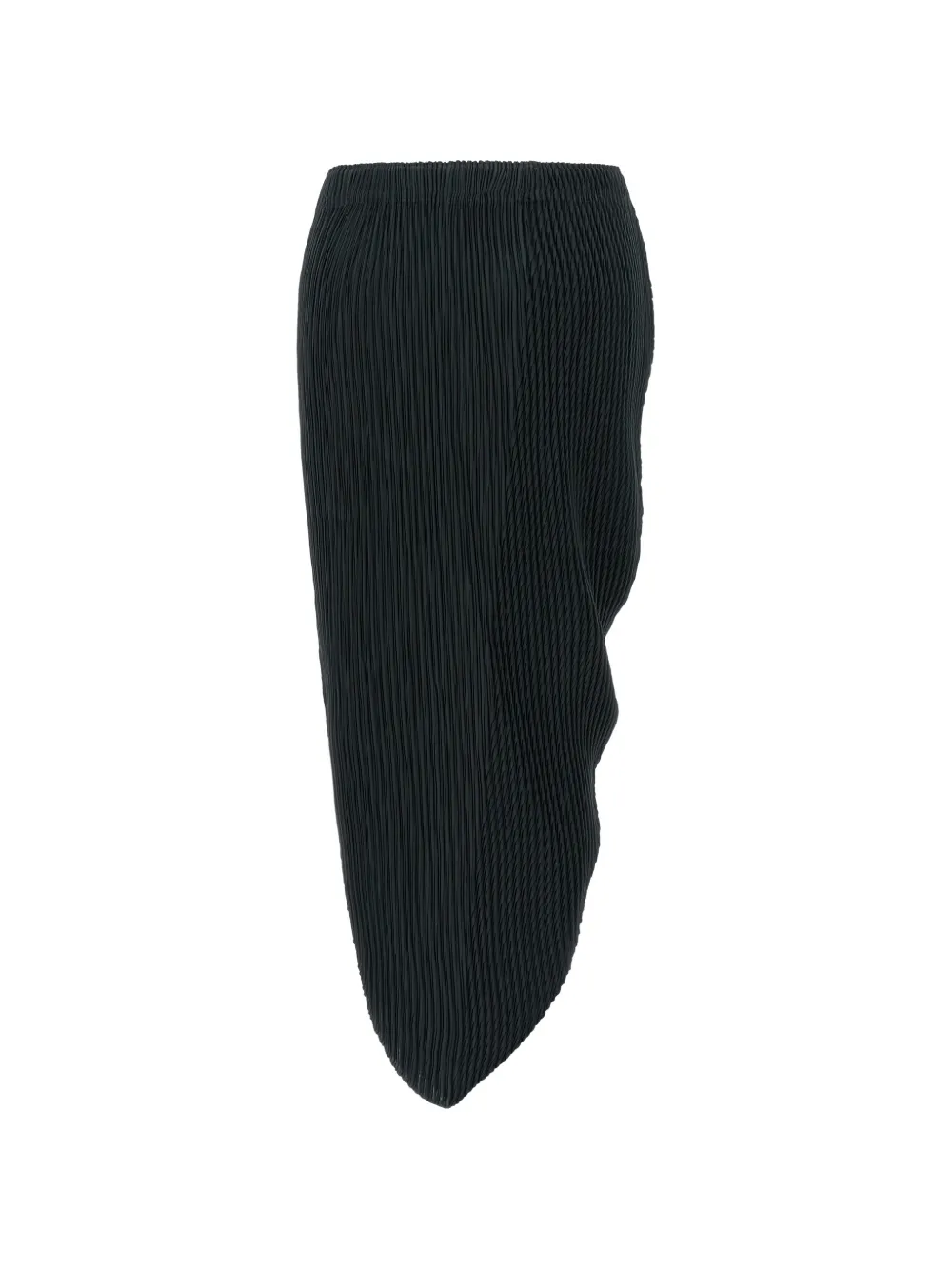 Issey Miyake Leaf Pleats asymmetrische midi-rok Blauw