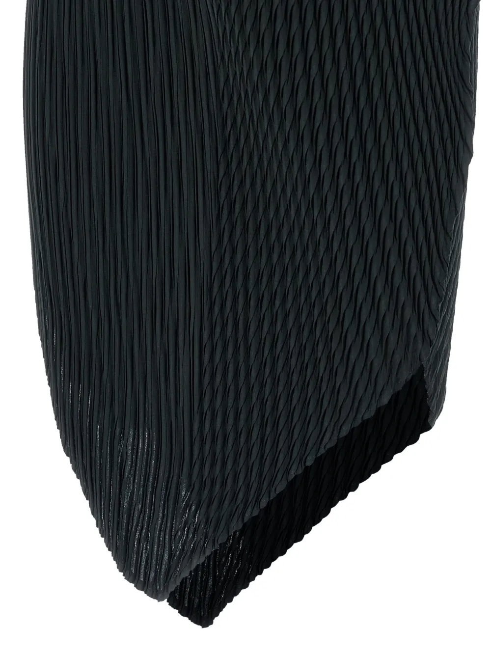 Issey Miyake Leaf Pleats asymmetrische midi-rok Blauw