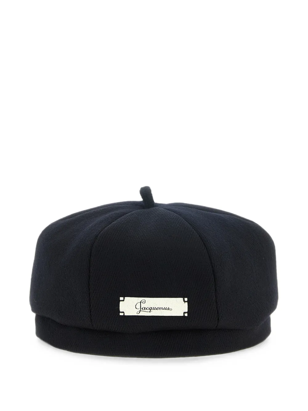 Jacquemus Le Basque Cavallo paneled beret hat - Blu