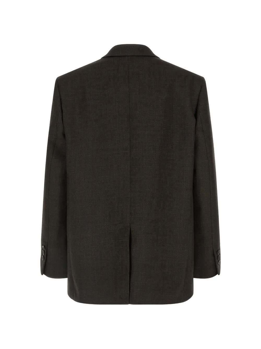 Tela Miranda blazer met enkele rij knopen Bruin