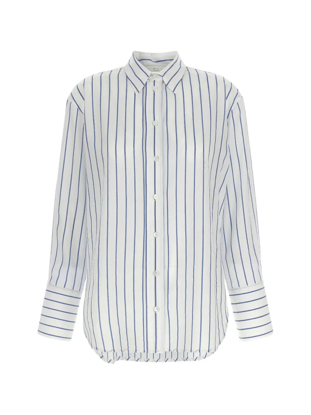Tela Dayane striped cotton shirt - Blanc Tela Dayane striped cotton shirt - Blanc